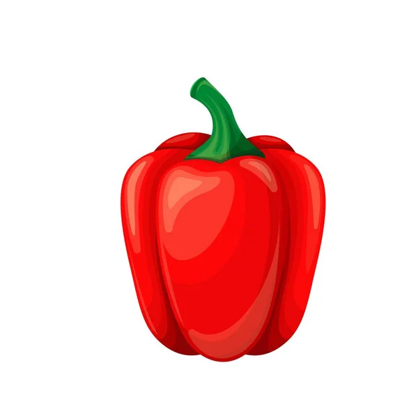 Icône de poivron rouge — Image vectorielle