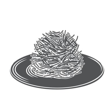 Kızarmış erişte Çin mutfağı.