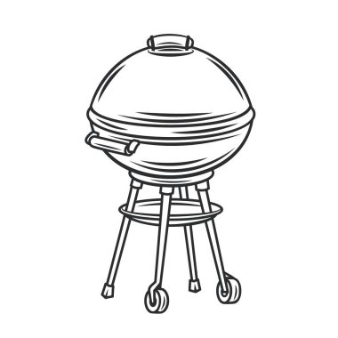 BBQ icon outline icon
