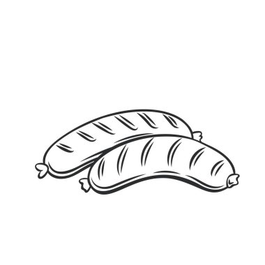 Grilled Sausages outline icon