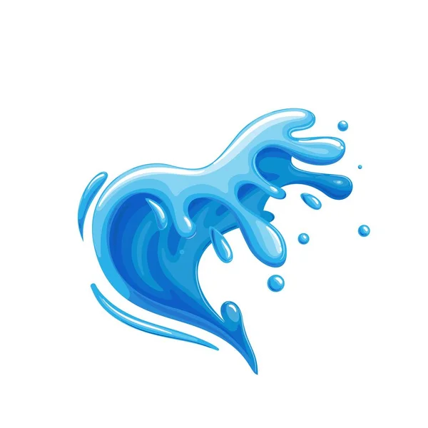 Élément gouttes d'eau — Image vectorielle