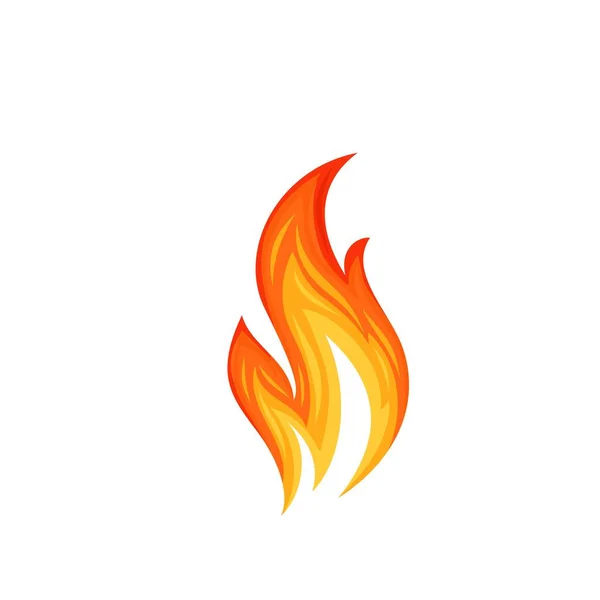 Warm vlammend element — Stockvector
