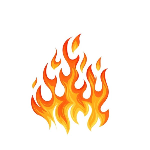 熱い炎の要素 — ストックベクタ