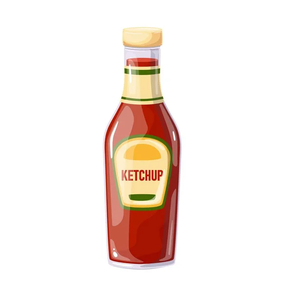 Ketchup in bottle — Stock Vector