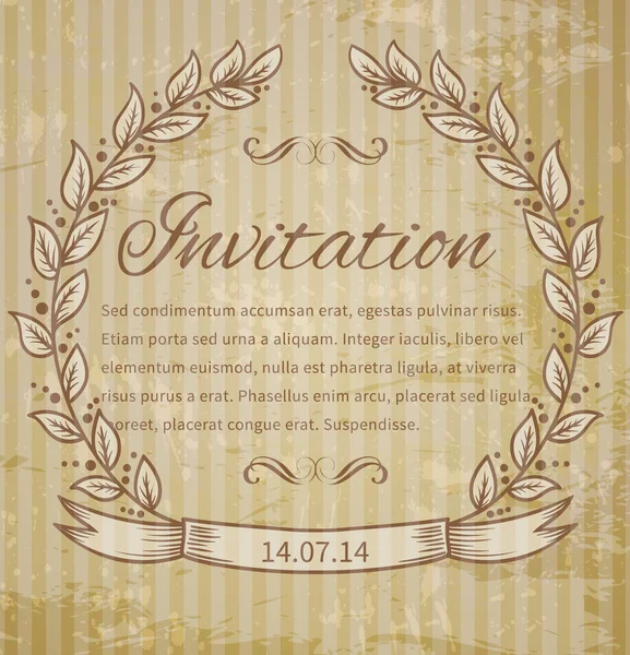 Vintage page decoration — Stock Vector