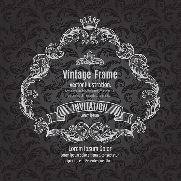 Vintage Frame — Stock Vector