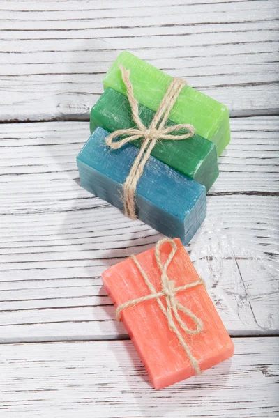 Colorful soap in different colors — Stock Photo, Image