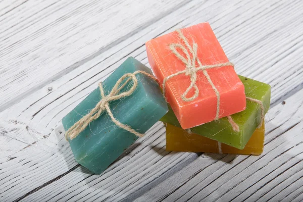Colorful soap in different colors — Stock Photo, Image