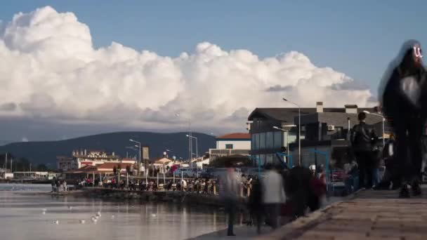 Όμορφη θαλασσογραφία πανόραμα time lapse — Αρχείο Βίντεο