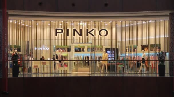 Designer kleding & Vrouwenmode merk Pinko — Stockvideo