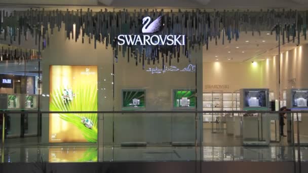 Swarovski κατάστημα λιανικής πώλησης — Αρχείο Βίντεο