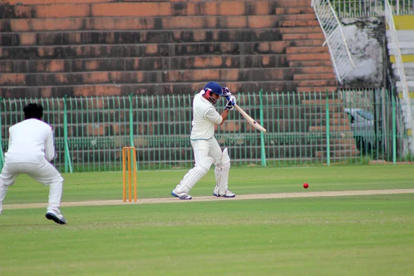 Batsman Playing a Shot — Stock Photo, Image