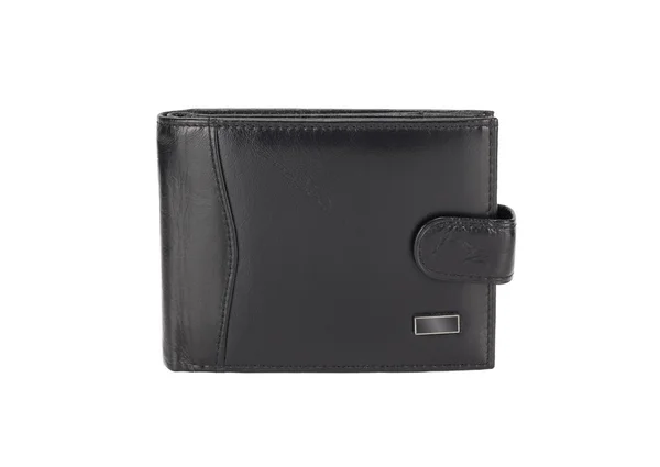 Cartera de cuero negro — Foto de Stock