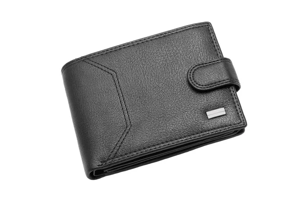 Black leather wallet Royalty Free Stock Photos