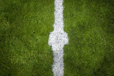 yatay çekim merkezi, futbol sahası üzerinde işaretleme