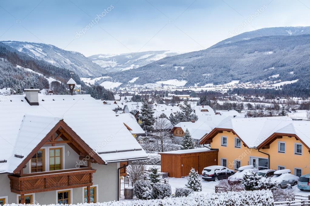 view of Alpine village at Austria