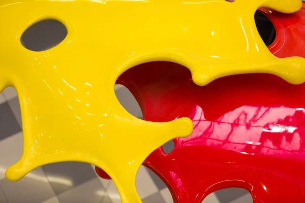 3D rote und gelbe Farben — Stockfoto