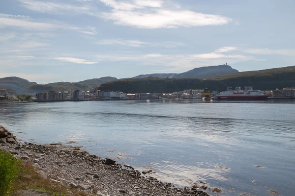 Blick über das Hammerfest — Stockfoto