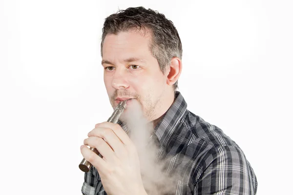 Man Rookvrije ecigarette Stockfoto