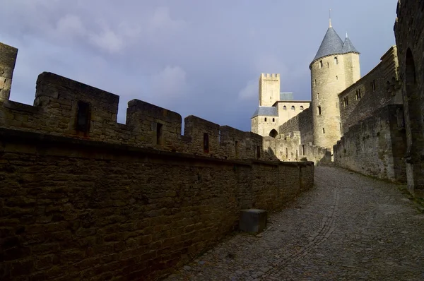 Carcassonne slottet i Frankrike — Stockfoto