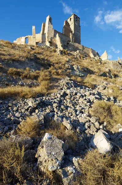 Roden village destroyed in a bombing — Stock Photo, Image