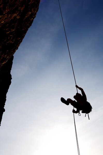 раппель в Риглосе
