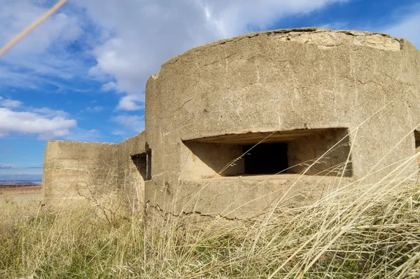 Bunker in Spanje — Stockfoto
