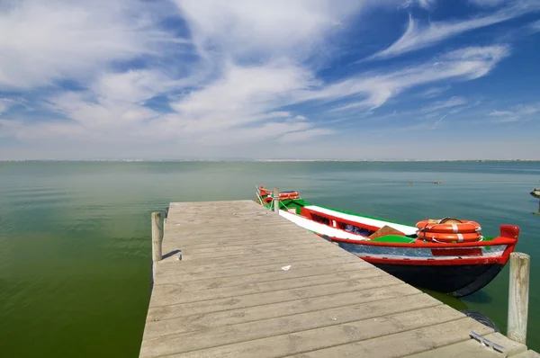 Albufera sjöutsikt — Stockfoto