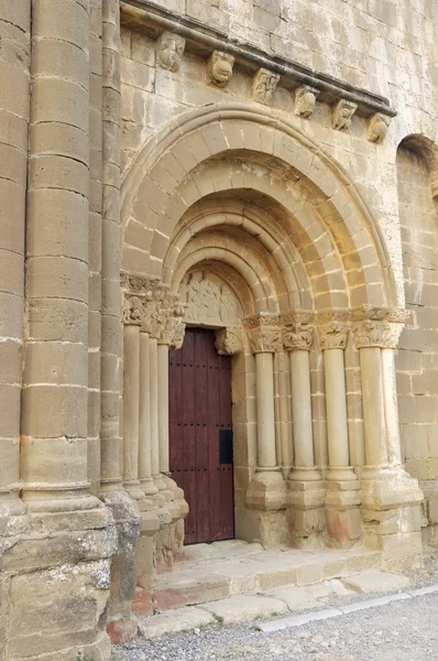 Santiago Church in Aguero — Stock Photo, Image