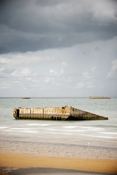 Allierade i Arromanches — Stockfoto