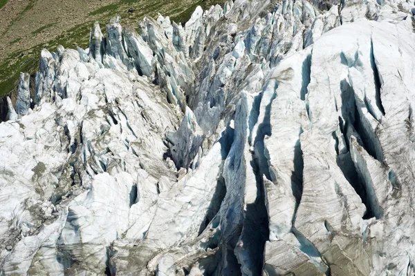 Visão da geleira argentiere — Fotografia de Stock