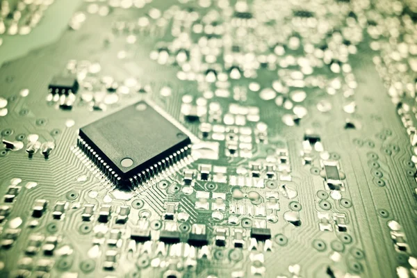 Vista de circuito integrado — Foto de Stock
