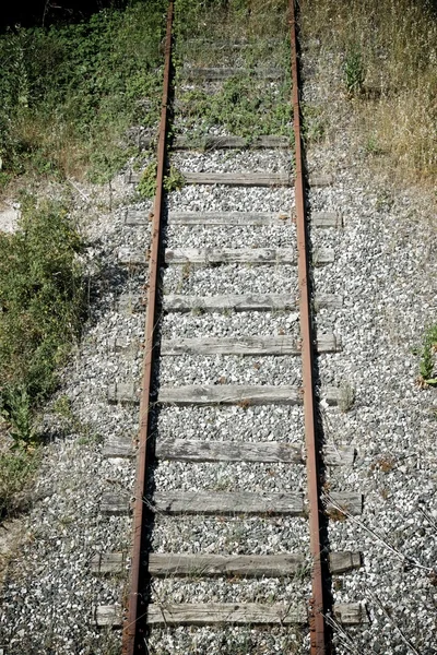 Railway close up — Stock Photo, Image