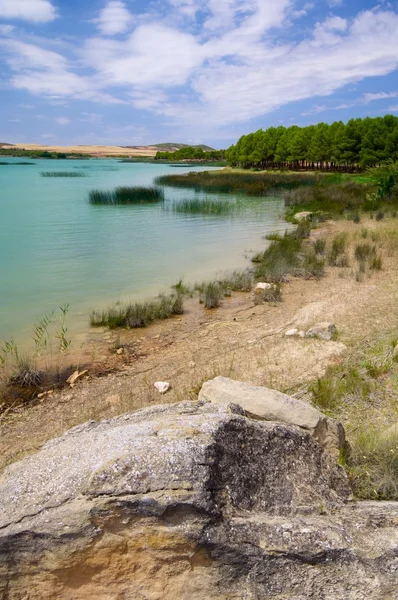 Lake view in Spain — Stock Photo, Image