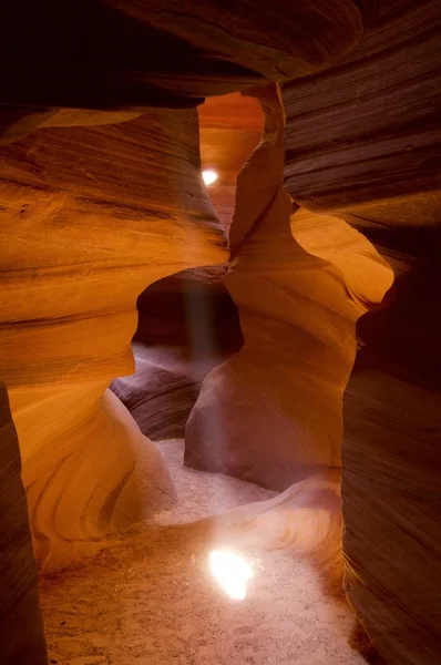 Murallas de arenisca del Cañón del Antílope — Foto de Stock