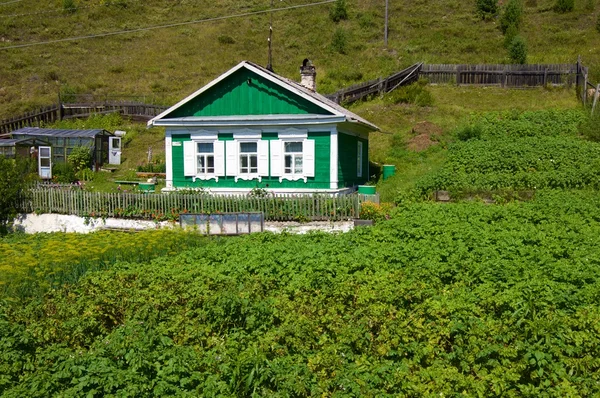 Traditionelles Haus in Russland — Stockfoto