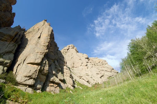 Vista del paisaje mongol — Foto de Stock