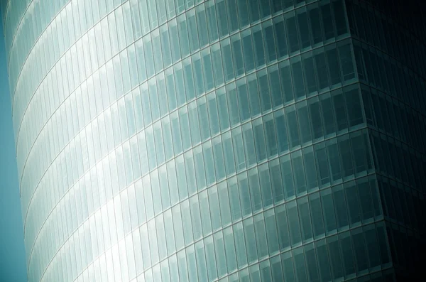 Vista fachada de vidro — Fotografia de Stock