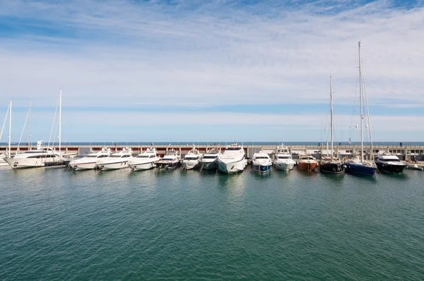 Yachts in Barcelona — Stock Photo, Image