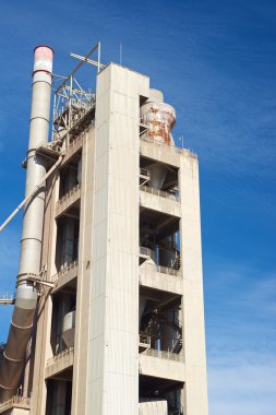Çimento fabrika görünümü