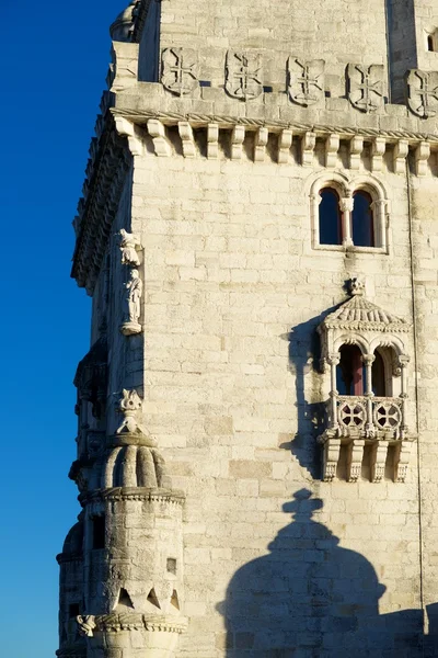 Belémská věž pohled — Stock fotografie