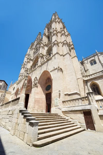 Burgos Katedrali görünümü — Stok fotoğraf