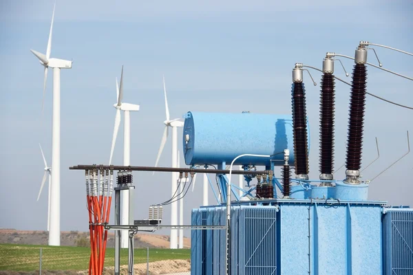 Concepto energía eólica —  Fotos de Stock