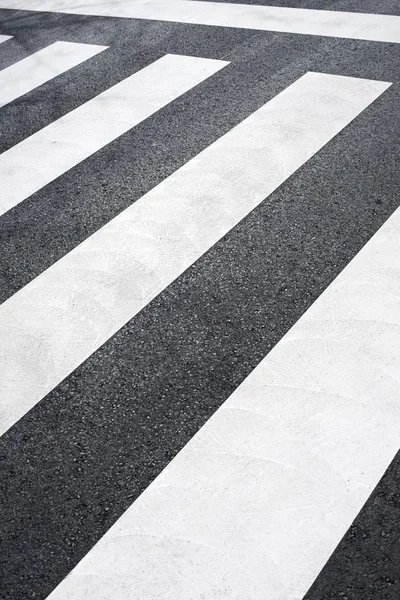 Zebra crossing widok — Zdjęcie stockowe
