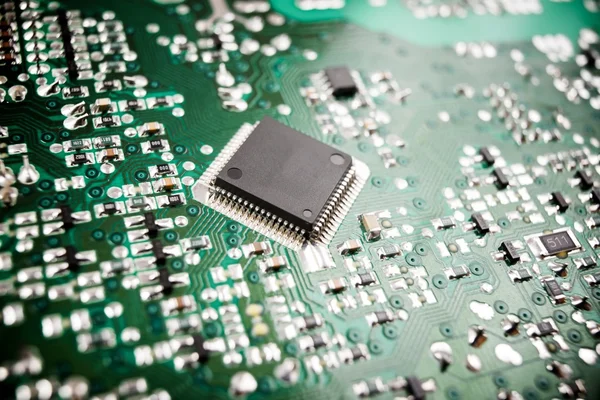Vista de circuito integrado — Fotografia de Stock