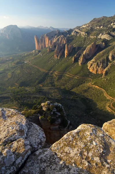 在西班牙的 Riglos — 图库照片