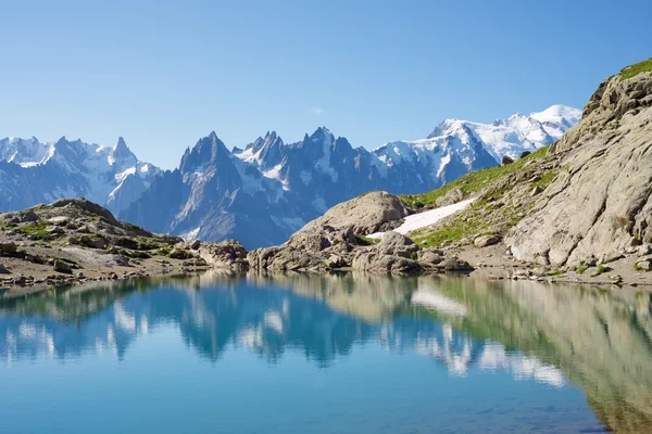 Alpy w Chamonix — Zdjęcie stockowe