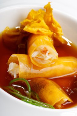 kabak cannelloni yakın çekim