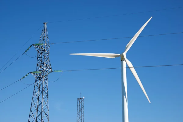 Conceito de energia eólica — Fotografia de Stock