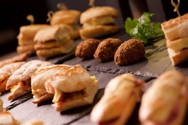 aperatifler yakın çekim